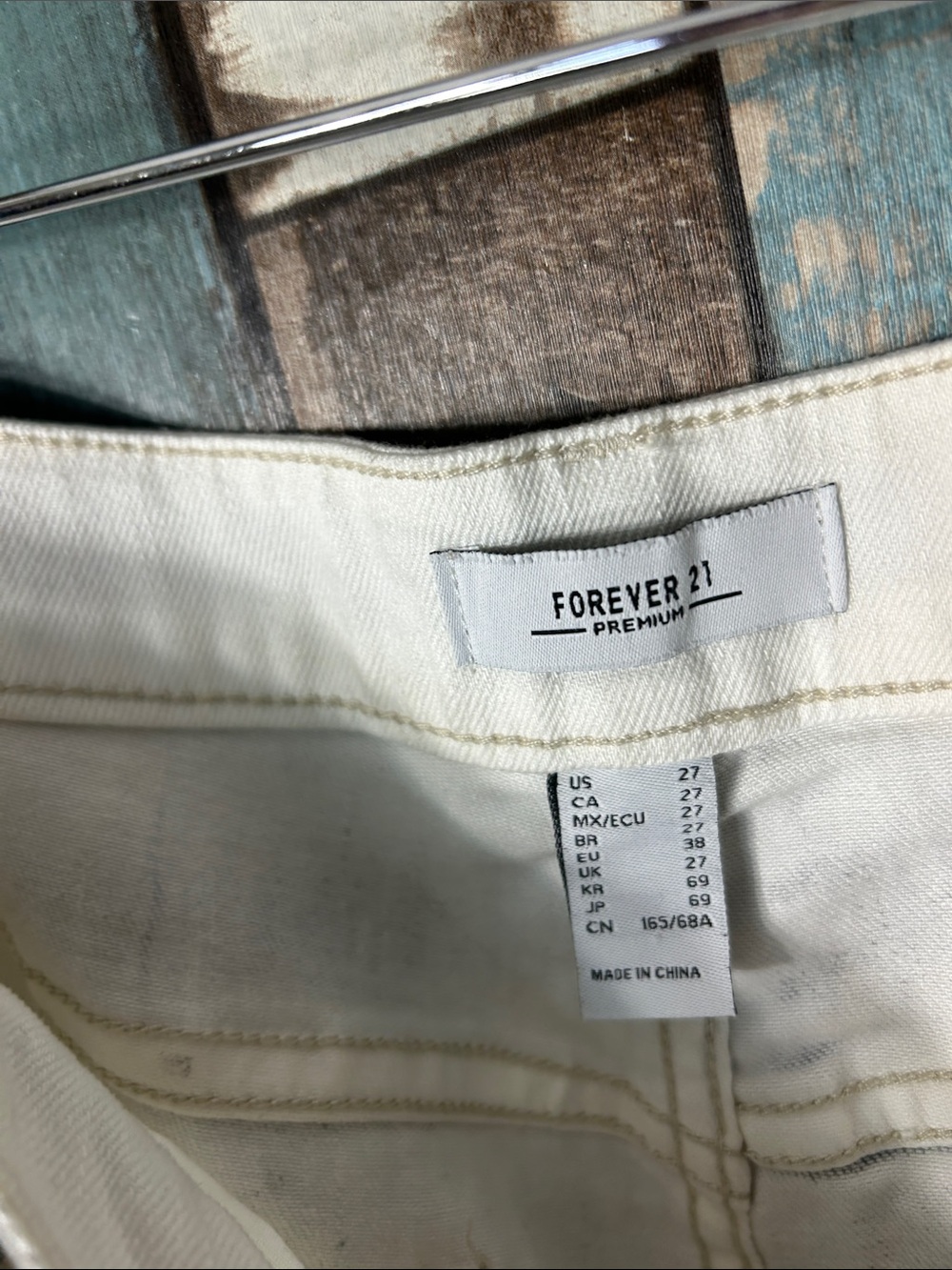 Forever 21 Light Gray Wide Leg Jeans — High Rise Flare - Picture 12 of 16